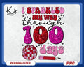 I Sparkled My Way Trough 100 Days Png 100th Days Of School Png 100 Days Girl Shirt Png 100 Days Brighter Png Girl Trough 100 Days Png Graphic Tee – Easygoing Wear · Top Pick For Any Outfit