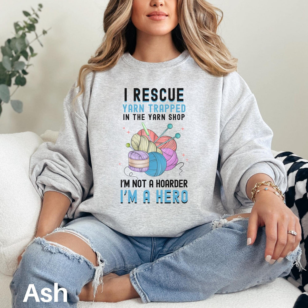 Funny Knitting Shirt Knitter Gift Knitting Lover Gift Yarn Lover Shirt Knitter Gift Crochet Shirt Needleworker Gift Yarn Humor Gift Graphic Tee – Fan Favorite · High-Quality Print