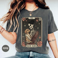 Dachshund Shirt Dachshund Mom Tarot Card Tshirt Doxie Mama shirt Wiener Dog Halloween Tee Dachshund Dog Shirt for Women Graphic Tee – Aesthetic Look · High-Quality Print