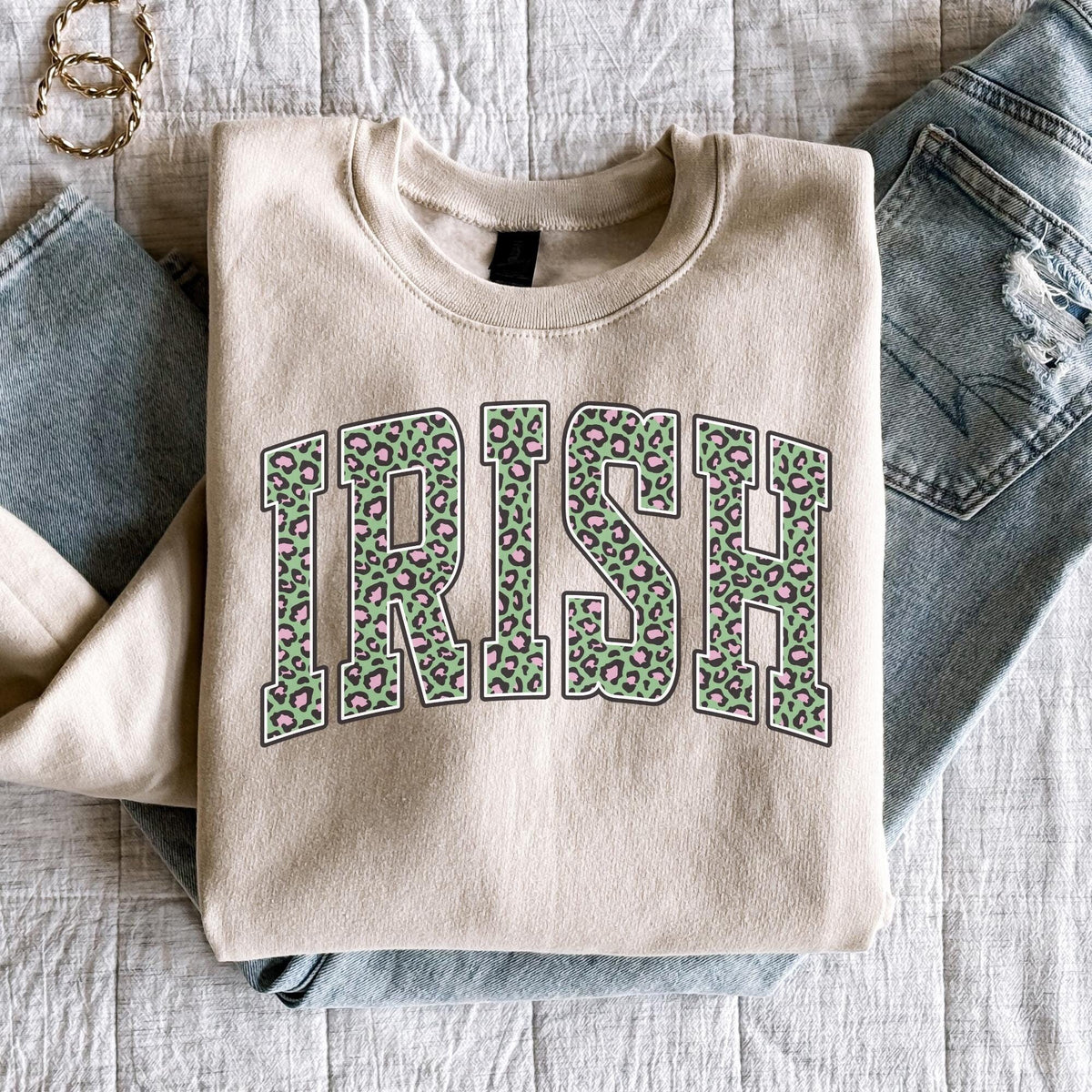 Irish Sweatshirt St Patricks Bow St Paddys Bow St Pattys Day Sweatshirt Cute St Patrick39s Day St Patrick39s Day Gift Irish Sweatshirt Sweatshirt – Everyday Comfort · Must-Have Style