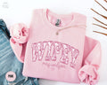 Floral Personalized Wifey SweatshirtToile De Jouy New Bride Shirt Custom Bridal Shower GiftHoneymoon CrewneckFiance Getting Ready Outfit Sweatshirt – Bold Style · Top Pick For Any Outfit