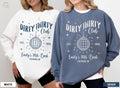 Custom Dirty 30 Birthday Sweatshirt Matching Group Shirts Dirty Thirty Social Club Crewneck Luxury Girls Trip Sweater Sweatshirt – Bold Style · Trending Graphic Apparel