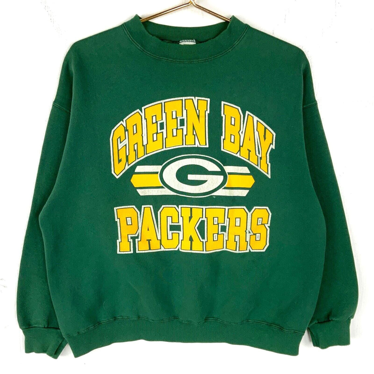 Vintage Green Bay Packers Sweatshirt Crewneck Size Large 5050 Nfl Made In Usa Sweatshirt – Easygoing Wear · High-Quality Print