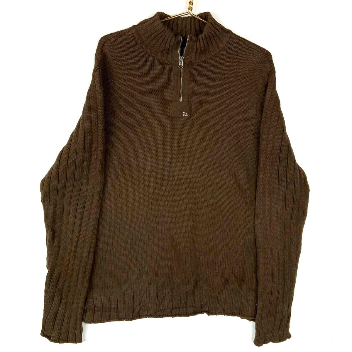 Vintage Polo Jeans Ralph Lauren Knit Sweater XL Quarter Zip 90s Graphic Tee – Soft Feel · Great Gift For Fans