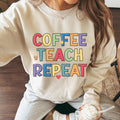Teach Sweatshirt Cute Teacher Sweatshirt Teacher Appreciation Gift Back To School Elementary Teacher Shirt Teacher Sweater Sweatshirt – Soft Feel · High-Quality Print