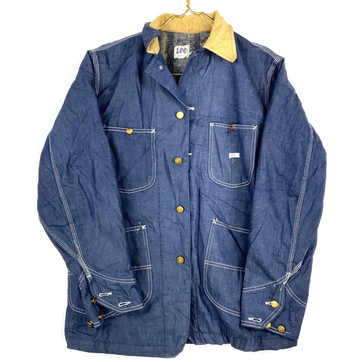 Vintage Lee Denim Blanket Lined Chore Jean Jacket Medium Blue Dark Wash Usa 50s Graphic Tee – Cozy Vibes · High-Quality Print