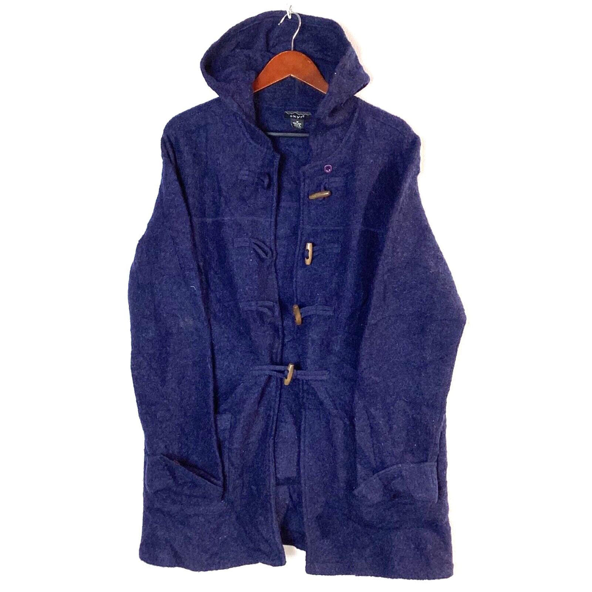 Vintage Women39s Wool Duffle Coat Jacket Size Medium Blue Graphic Tee – Easygoing Wear · Must-Have Style