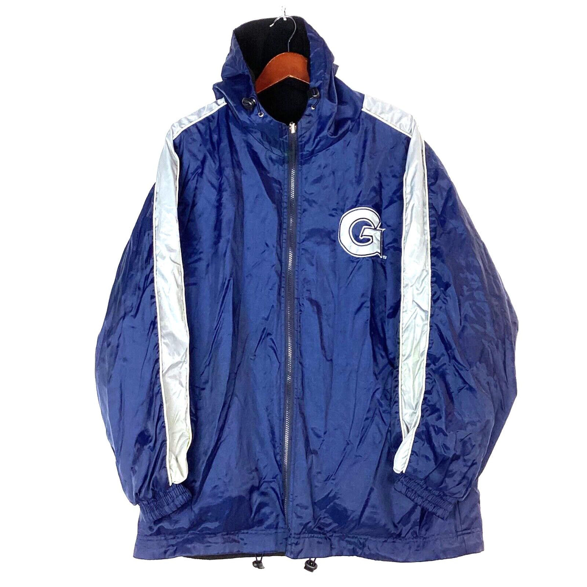 Vintage Georgetown Hoyas Colosseum Athletic Reversible Jacket Large Blue Ncaa Graphic Tee – Fan Favorite · High-Quality Print