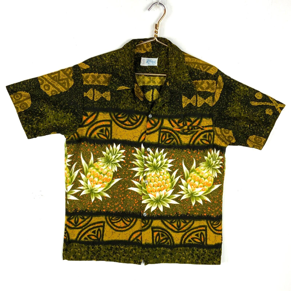 Vintage 1970s Hawaiian Shirt Large Short Sleeve Pineapple Kole Kole 1970s Graphic Tee – Feel-Good Design · Perfect For Daily Wear
