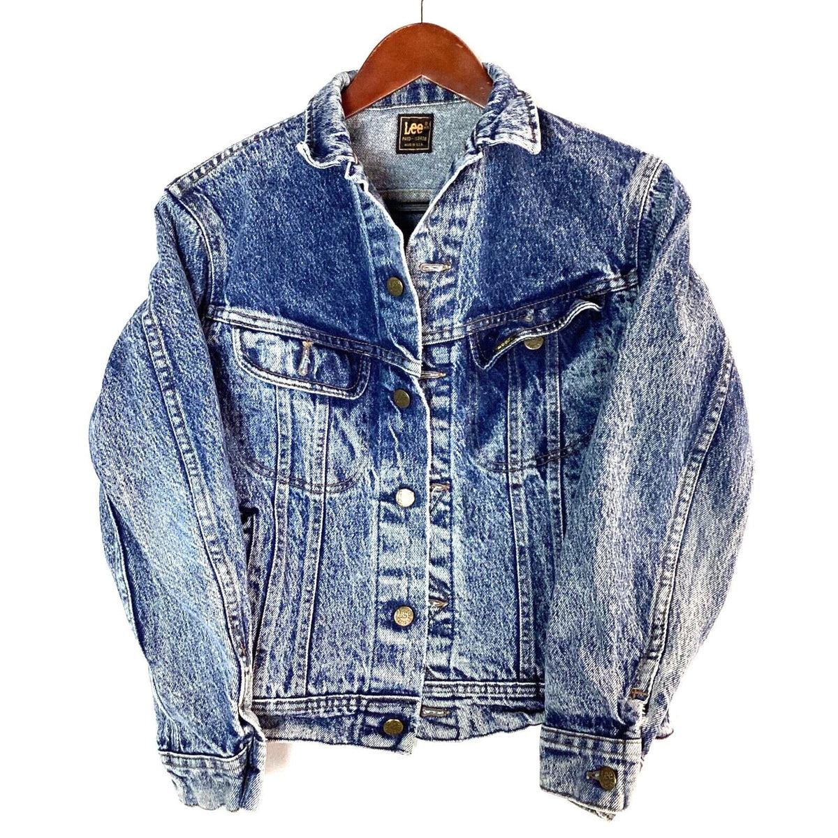 Vintage Lee Denim Jean Jacket XS Blue Long Sleeve Made Usa Acid Wash 1980s Graphic Tee – Feel-Good Design · High-Quality Print