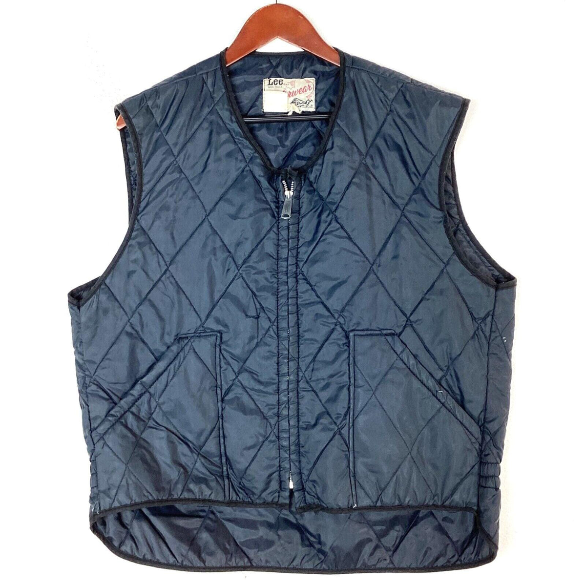 Vintage Lee Outerwear Insulated Puffer Quilted Vest Jacket Size Large Blue 90s Graphic Tee – Cozy Vibes · High-Quality Print