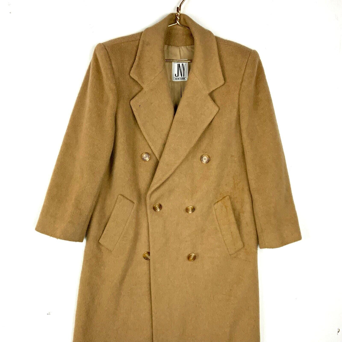 Vintage Jones New York Pure Wool Coat Jacket Women39s Large Brown Graphic Tee – Bold Style · Must-Have Style