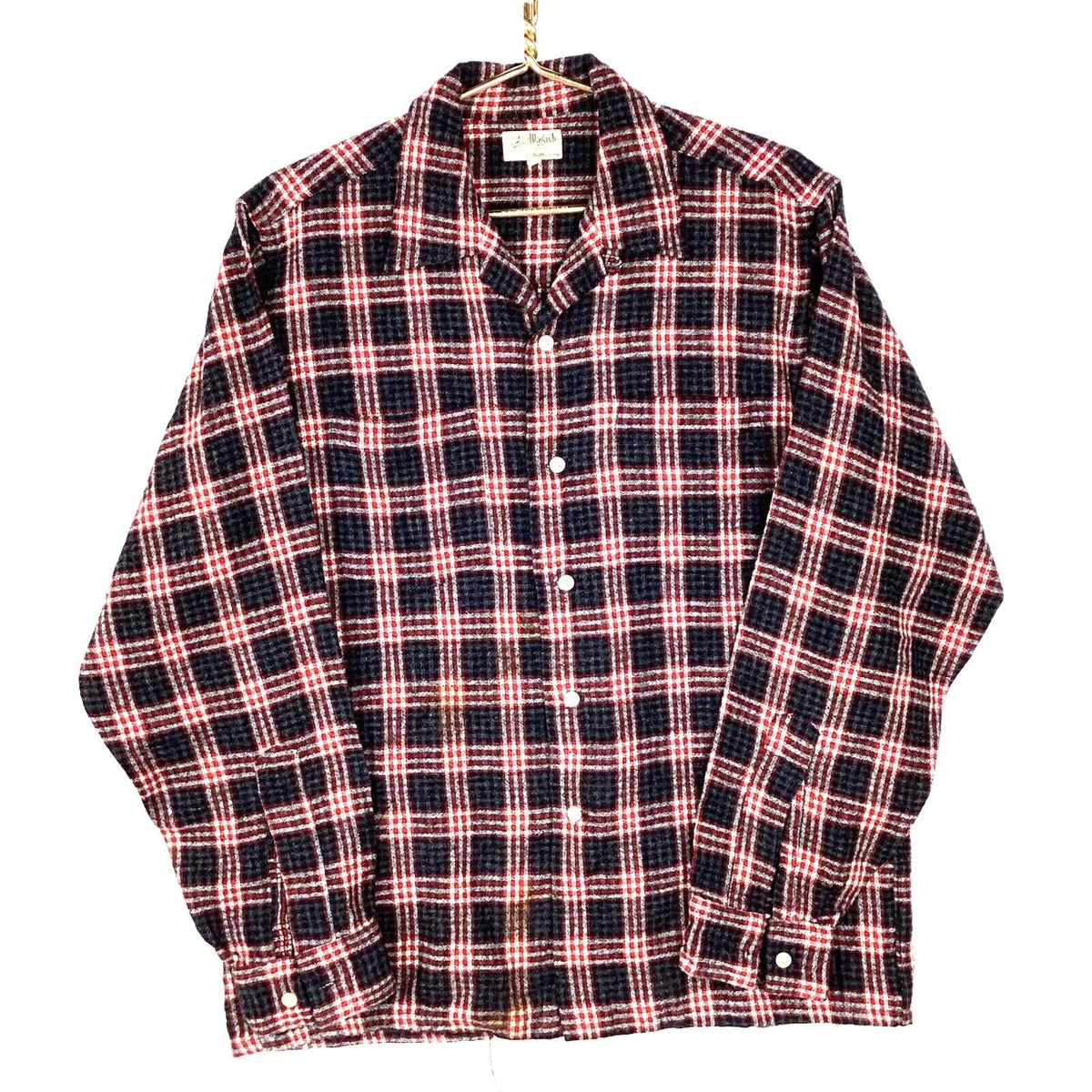 Vintage Allagash Flannel Plaid Shirt Medium Black Long Sleeve Buttoned 90s Graphic Tee – Bold Style · High-Quality Print