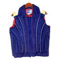 Vintage 1980s Down Puffer Vest Jacket Size Large Blue Full Zip Graphic Tee – Soft Feel · High-Quality Print