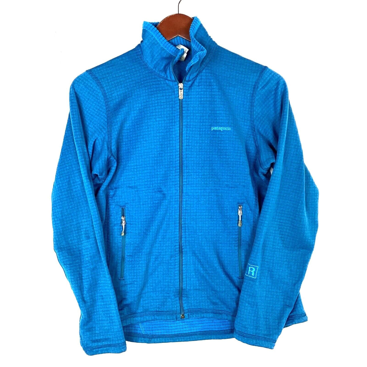 Patagonia Regulator R1 Fleece Sweater Jacket Womens Small Blue Full Zip Graphic Tee – Feel-Good Design · High-Quality Print