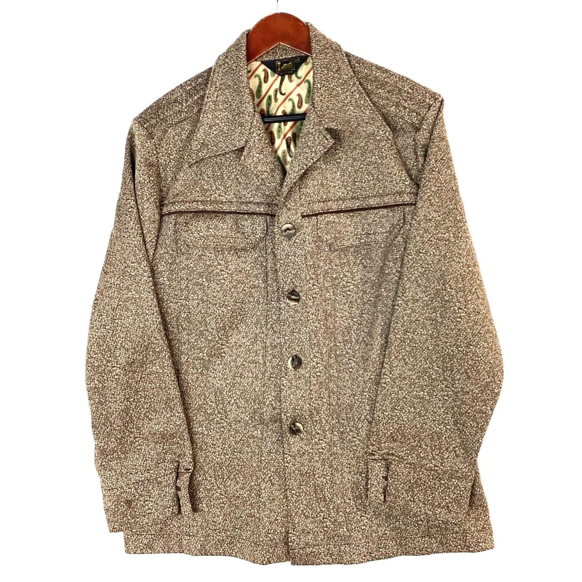 Vintage Lee 1970s Shirt Large Brown Buttoned Down Collared Made In Usa Graphic Tee – Easygoing Wear · Great Gift For Fans
