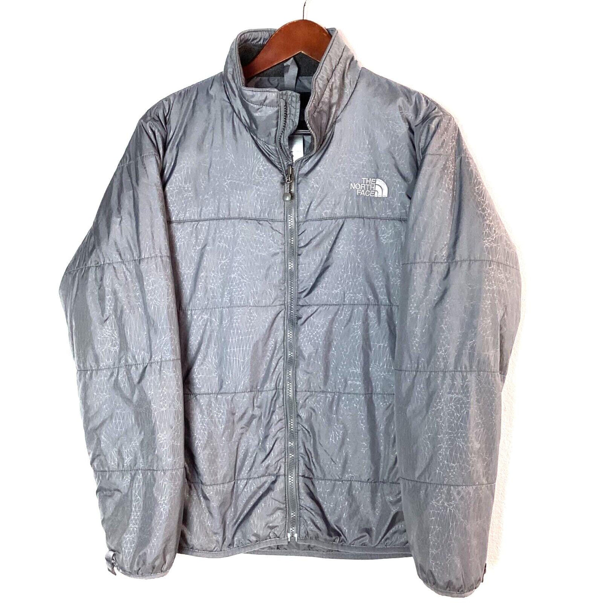 The North Face Women39s Puffer Jacket Size Large Gray Full Zip Graphic Tee – Feel-Good Design · Trending Graphic Apparel