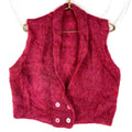 Vintage Mohair Knit Sweater Vest Women39s Size Small Red Button Up Shawl 90s Graphic Tee – Warm & Stylish · Trending Graphic Apparel