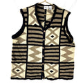 Vintage Grandma Knit Sweater Vest Womens Extra Large Brown Pattern 90s Graphic Tee – Cozy Vibes · Must-Have Style