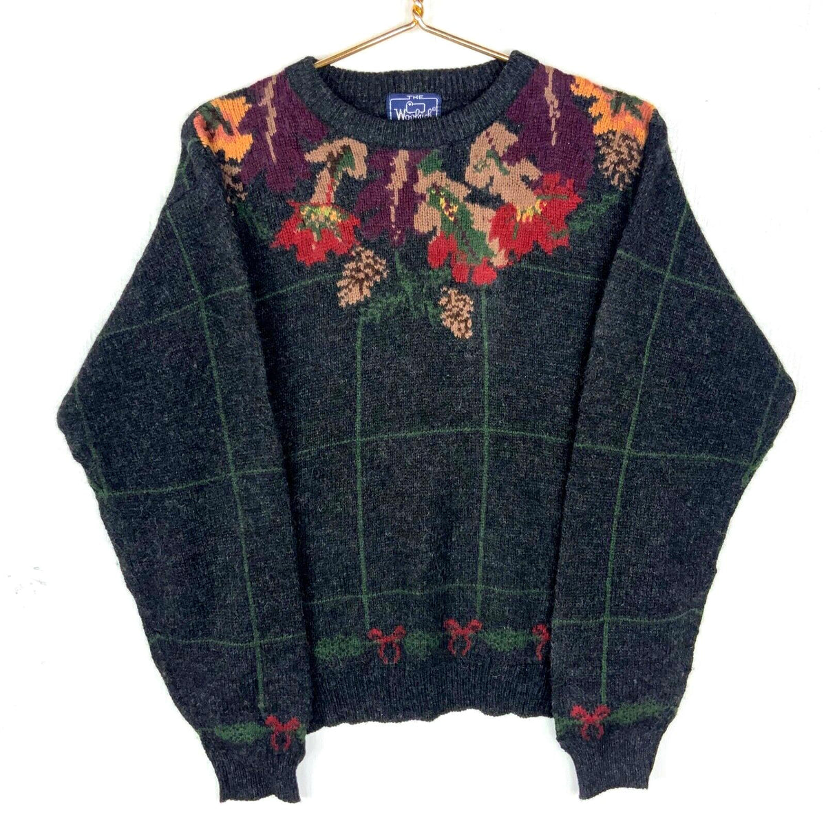 Vintage Woolrich Knit Wool Sweater Womens Large Gray Crewneck 90s Graphic Tee – Everyday Comfort · High-Quality Print