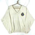 Vintage Fbi National Academy Grandpa Knit Sweater 2XL White VNeck Graphic Tee – Soft Feel · Must-Have Style
