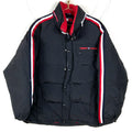 Vintage Tommy Jeans Down Feather Bomber Puffer Jacket Size XL Black Full Zip Graphic Tee – Feel-Good Design · Trending Graphic Apparel