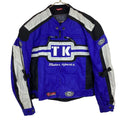 Teknic Motorsport Jacket Size 48 Blue Leather Trim Armoured Motorcycle Graphic Tee – Easygoing Wear · Must-Have Style