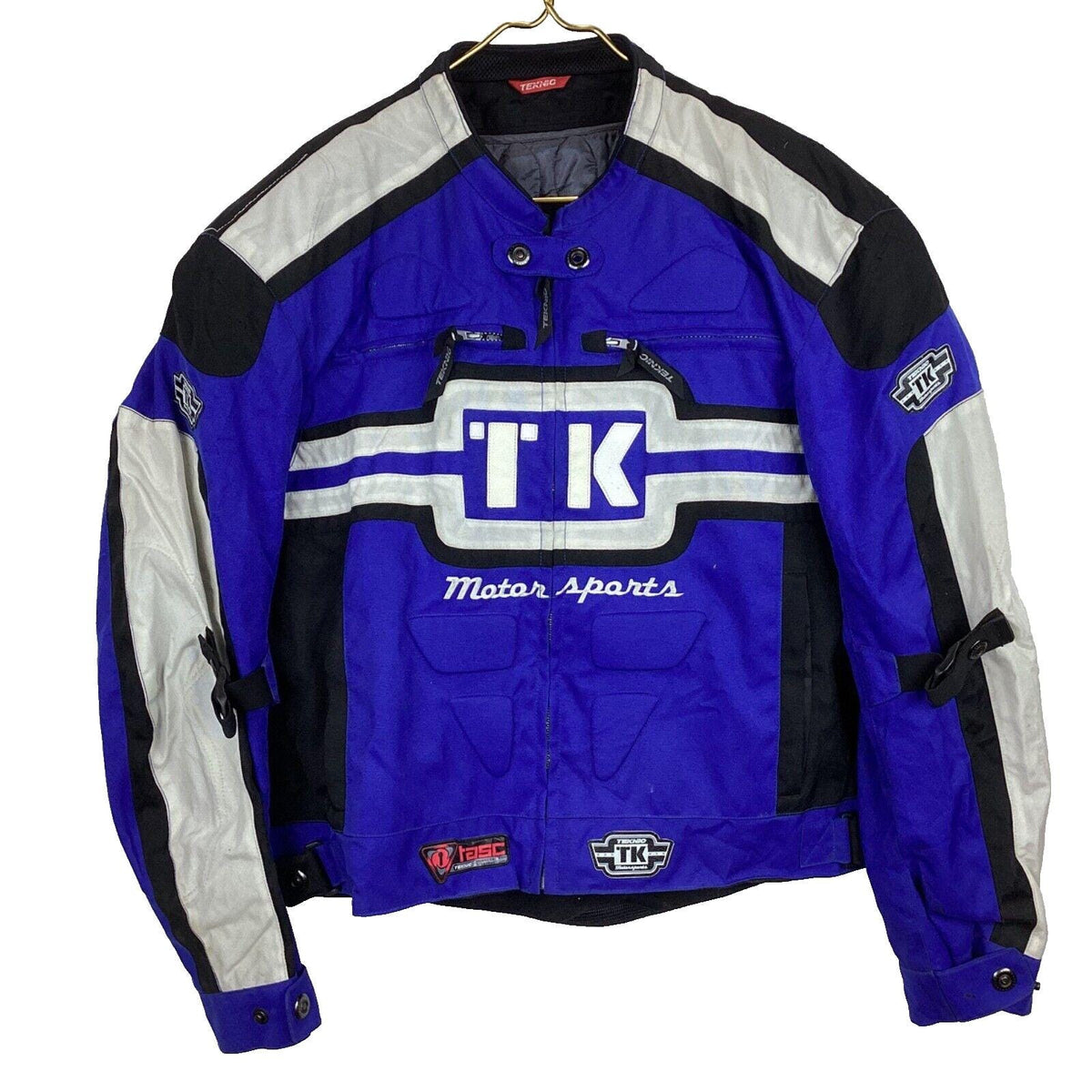 Teknic Motorsport Jacket Size 48 Blue Leather Trim Armoured Motorcycle Graphic Tee – Easygoing Wear · Must-Have Style