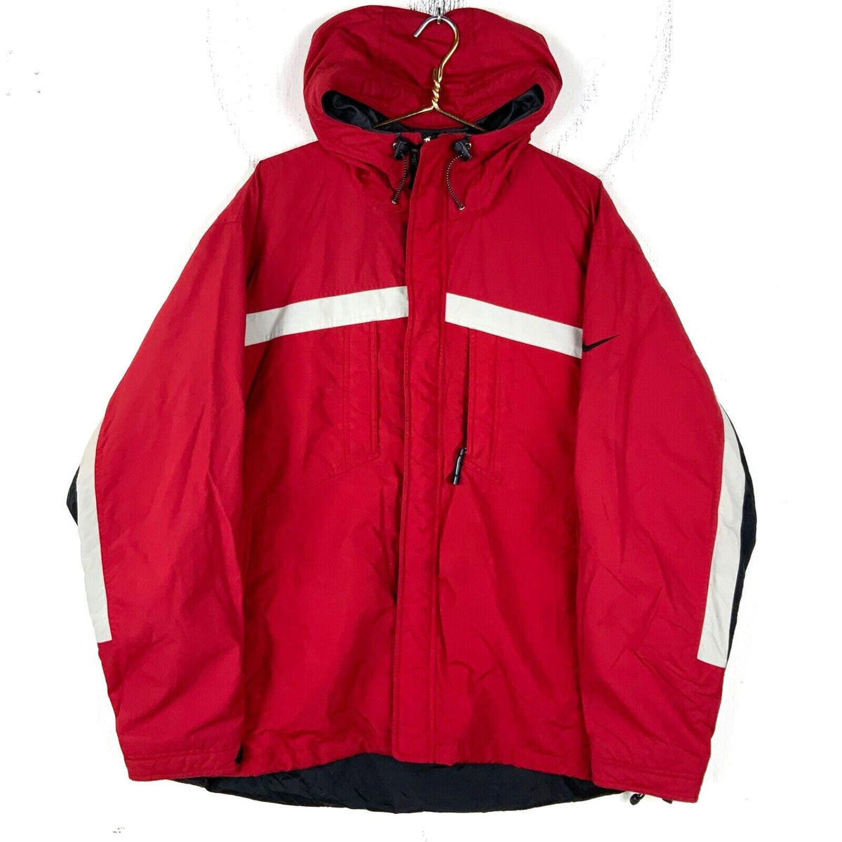 Vintage Nike Shell Jacket Size 2XL Red Full Zip 90s Graphic Tee – Feel-Good Design · Must-Have Style