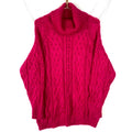 Vintage Grandma Knit Mohair Sweater Womens Small Pink Turtleneck 90s Graphic Tee – Aesthetic Look · Must-Have Style
