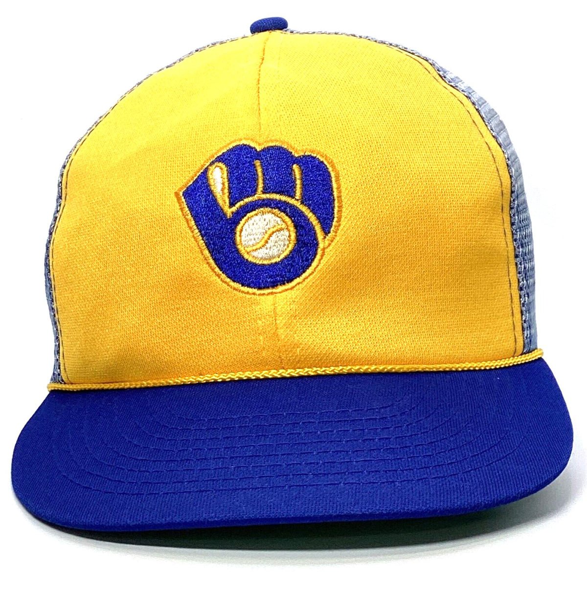 Vintage Milwaukee Brewers Trucker Snapback Hat Cap 1985 Mlb Baseball 80s Graphic Tee – Aesthetic Look · Perfect For Daily Wear