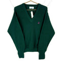 Vintage Izod Grandpa Knit Sweater Medium Green VNeck New Old Stock 90s Graphic Tee – Fan Favorite · Perfect For Daily Wear