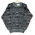 Vintage Grandpa Knit Sweater Medium Black Crewneck Striped Made Usa 90s Graphic Tee – Everyday Comfort · Great Gift For Fans