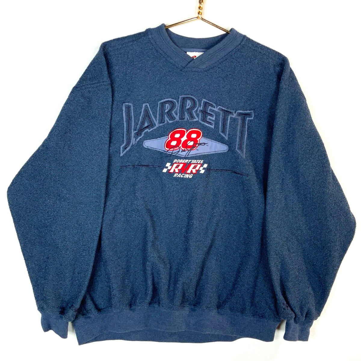 Vintage Nascar Chase Sweatshirt Large Blue Robert Yates Racing Team Dale Jarrett Sweatshirt – Fan Favorite · Perfect For Daily Wear
