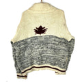 Cowichan Knit Wool Sweater Large White Full Zip New Zealand Graphic Tee – Feel-Good Design · Great Gift For Fans