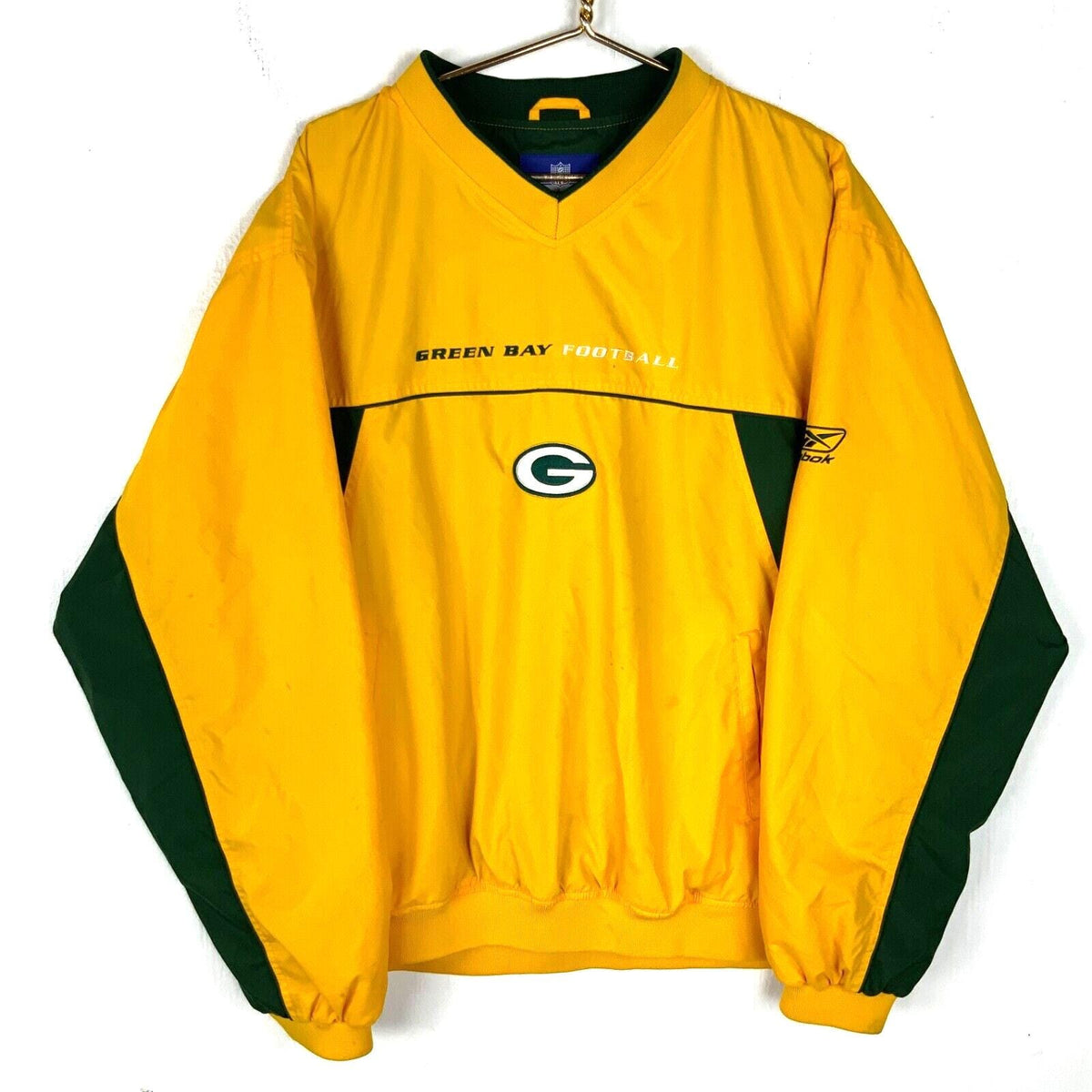 Vintage Green Bay Packers Reebok Jacket Extra Large Yellow Nfl Football Pullover Graphic Tee – Fan Favorite · Trending Graphic Apparel