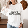 Holy Roller Sweatshirt Cute Christian Sweatshirt Christian Apparel Christian Streetwear Sweatshirt – Premium Graphic · Perfect For Daily Wear