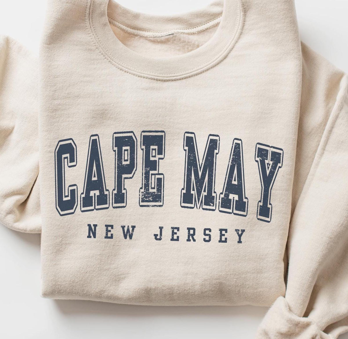 Cape May New Jersey Beach Crewneck Sweatshirt Gift Pullover Souvenir Sweatshirt – Feel-Good Design · Top Pick For Any Outfit