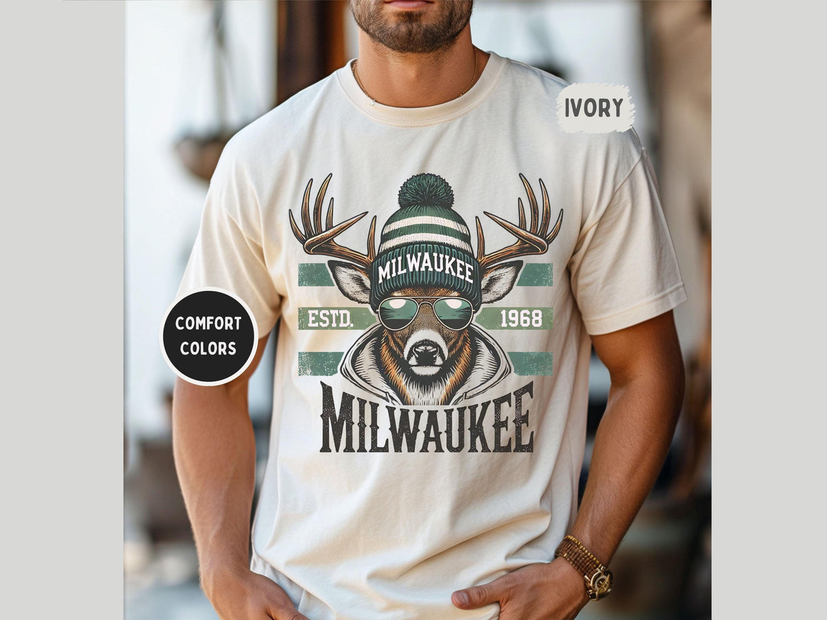 Milwaukee Basketball Comfort Colors Tshirt Unisex Tee Bucks Fan Apparel Game Day Shirt Basketball Lover Gift Sports Team Tee Graphic Tee – Soft Feel · High-Quality Print