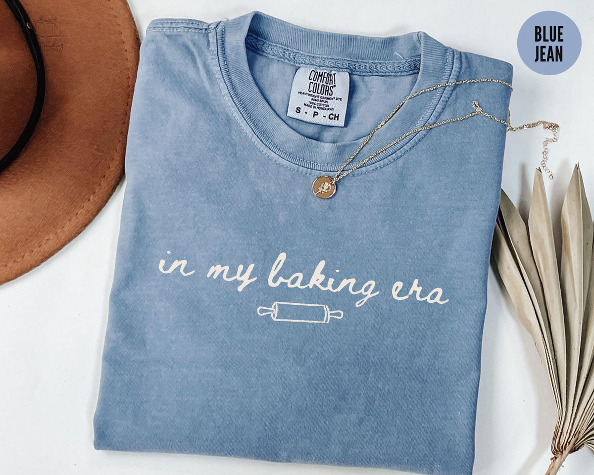 Baking Gift Shirt In my Baker Era Tshirt Cookie Lover Tee Pastry Chef Gift Cooking Shirt Minimalistic Bakery TShirt Graphic Tee – Aesthetic Look · Perfect For Daily Wear