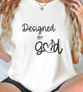 Faith Shirt Christian T shirt Designed by God Christian Shirt Bible Verse Easter Gift Easter Shirt Christian Tshirts Religious Gifts Graphic Tee – Bold Style · Must-Have Style