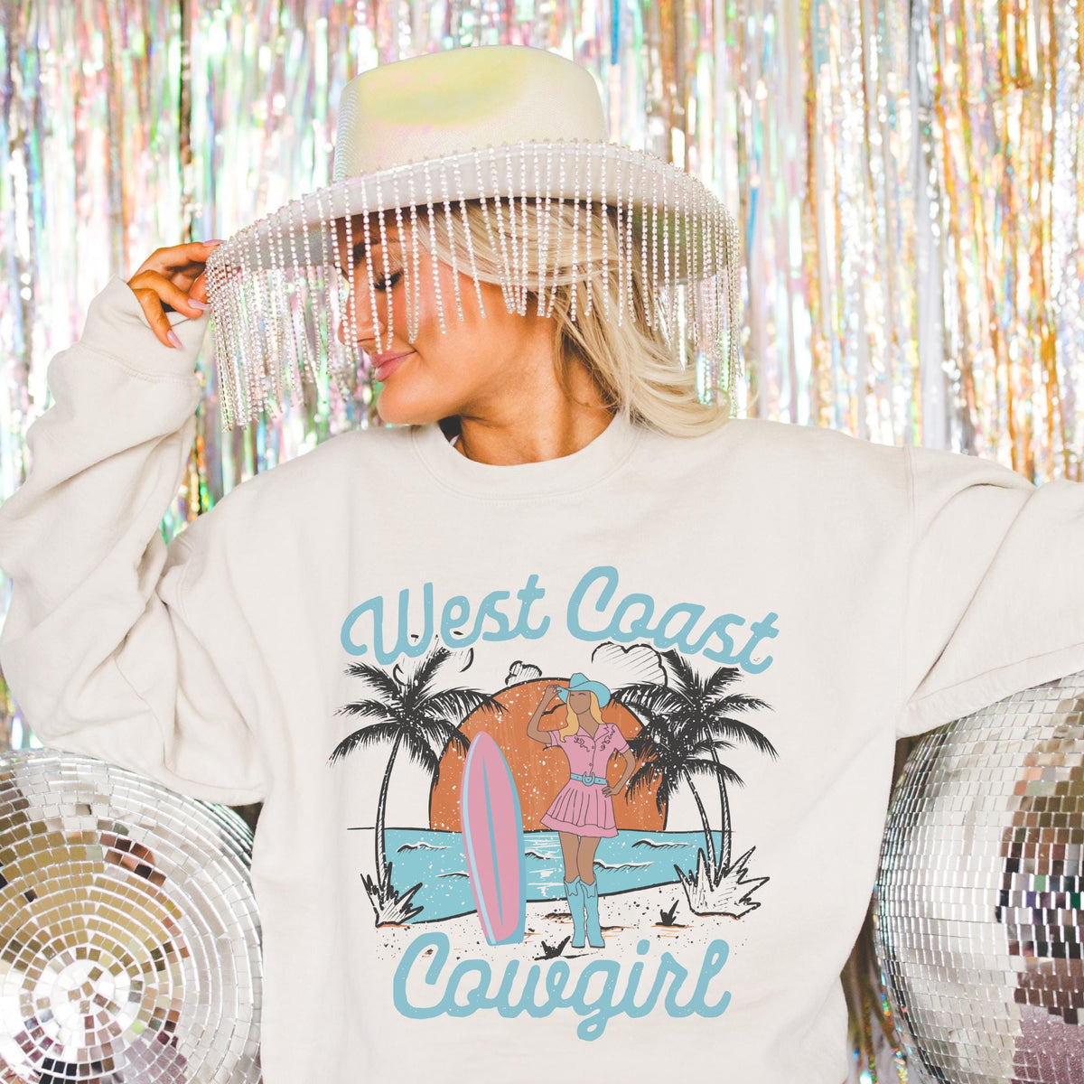 West Coast Cowgirl Country Girl Sweatshirt American Western Sweatshirt Coastal Cowgirl Cactus Sweatshirt Girly Western Nashville Sweatshirt Sweatshirt – Bold Style · Trending Graphic Apparel