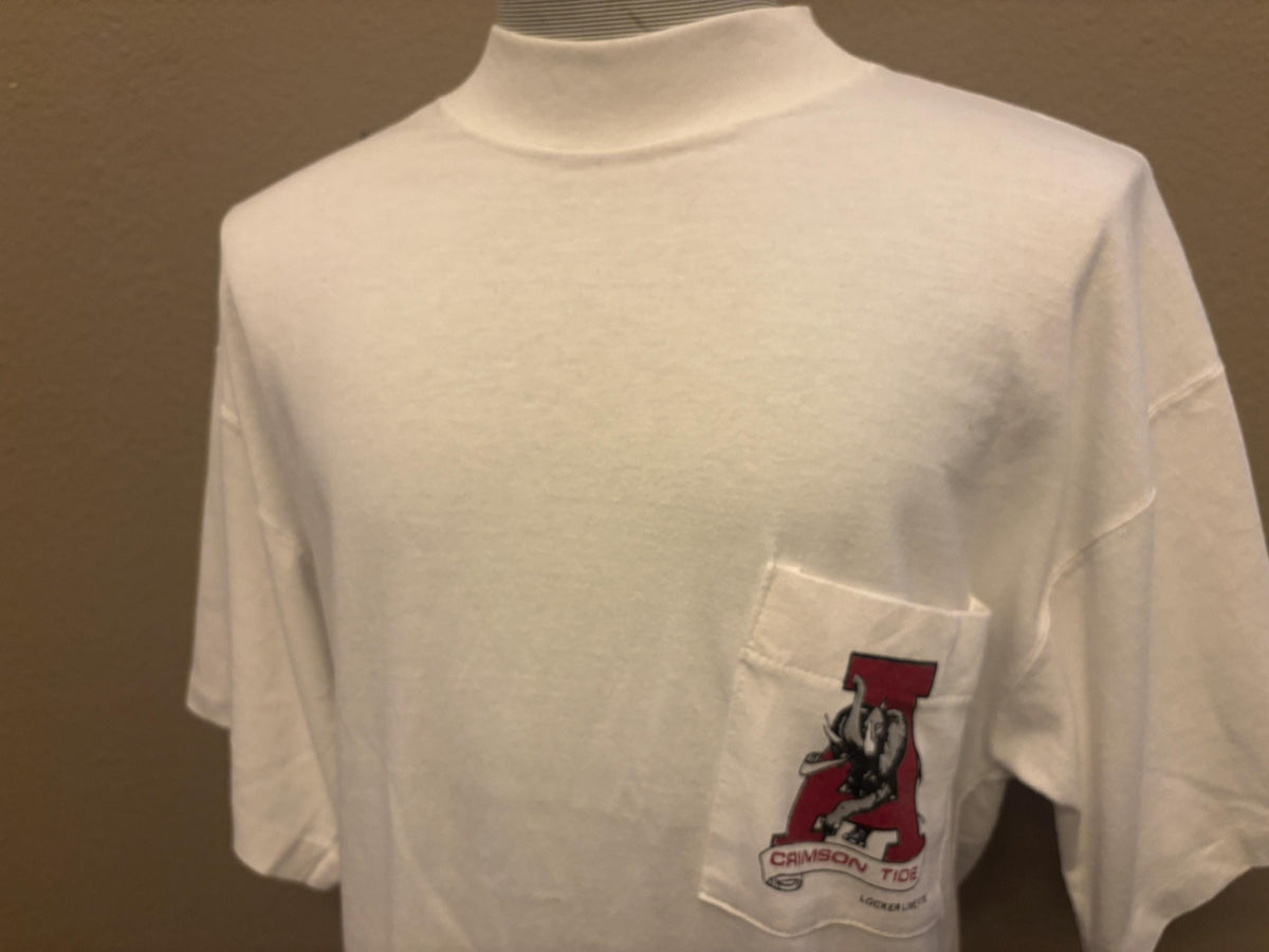 Vintage 9039s Alabama University The Crimson Tide Pocket Tshirt XL Graphic Tee – Premium Graphic · Trending Graphic Apparel