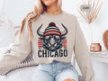Chicago Basketball Sweatshirt Unisex Crewneck Pullover Chicago Fan Apparel Bull Sports Team Gift Basketball Lover Jumper Hoops Fan Sweatshirt – Soft Feel · Perfect For Daily Wear