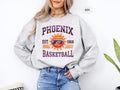 Phoenix Basketball Sweatshirt Unisex Crewneck Jumper Sun Sports Fan Gift Athlete Apparel Team Spirit Clothing Sporty Streetwear Sweatshirt – Fan Favorite · Top Pick For Any Outfit