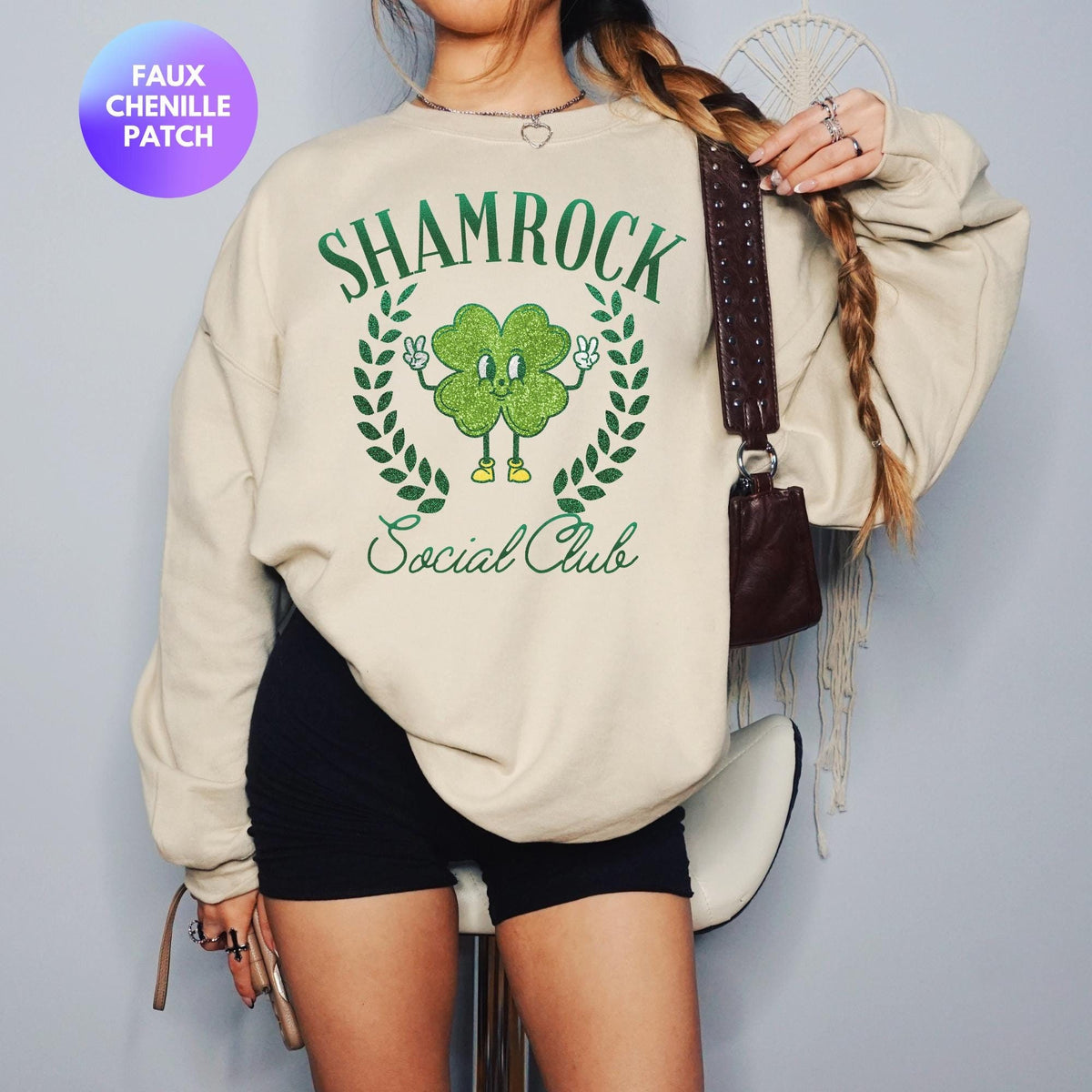 Shamrock Social Club Shamrock Sweatshirt Funny St Pattys Day Sweatshirt Cute St Patrick39s Day St Patrick39s Day Gift IrishSweatshirt Sweatshirt – Easygoing Wear · Must-Have Style