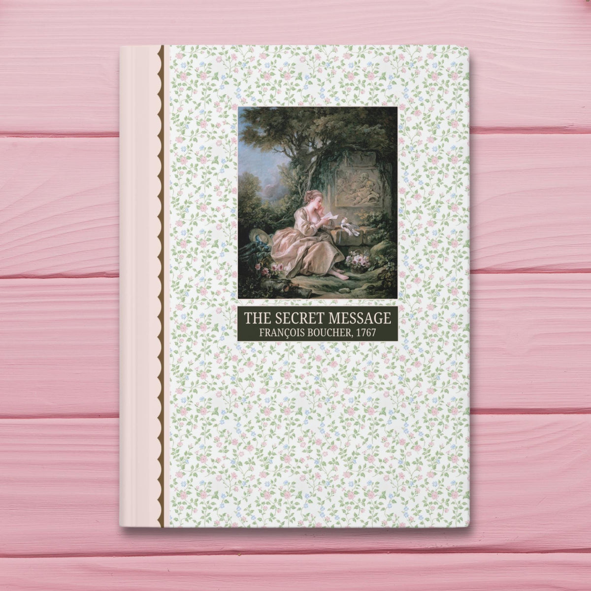 Francois Boucher Famous Painting The Secret Message 18th Century Artwork Hardcover Notebook for Humanities Major or Writer Bookish Gift Graphic Tee – Easygoing Wear · Perfect For Daily Wear