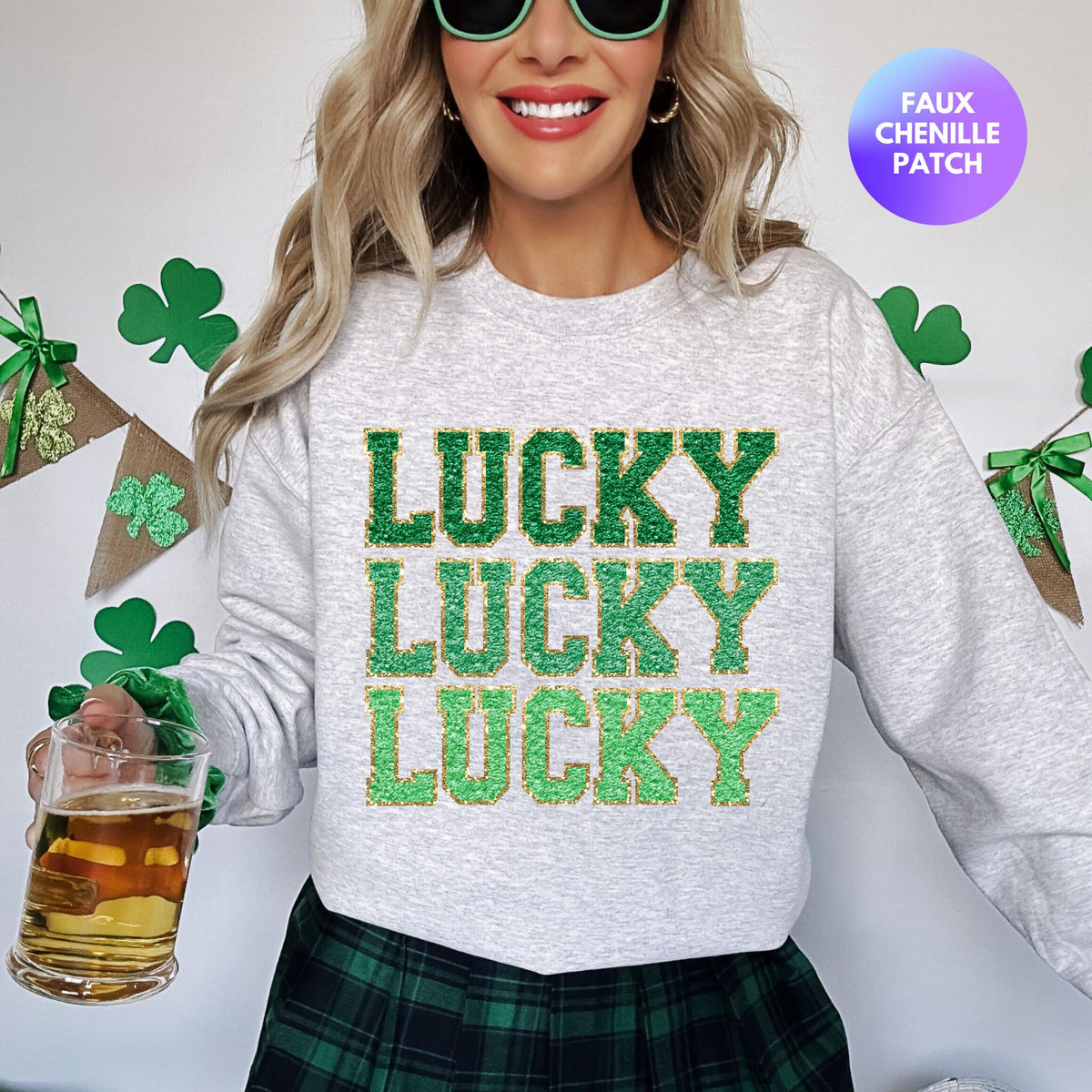 St Patricks Bow Shirt Shamrock Sweatshirt St Pattys Day Sweatshirt Cute St Patrick39s Day St Patrick39s Day Gift Irish Sweatshirt Sweatshirt – Soft Feel · Must-Have Style