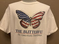 Vintage 9039s The Butterfly An American Tradition Flag Tshirt L Graphic Tee – Everyday Comfort · Trending Graphic Apparel