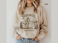 Retro Yosemite National Park Sweatshirt Vintage National Park Crewneck Outdoor Adventure Jumper Nature Lover Gift Hiking Apparel Cozy Sweatshirt – Aesthetic Look · High-Quality Print